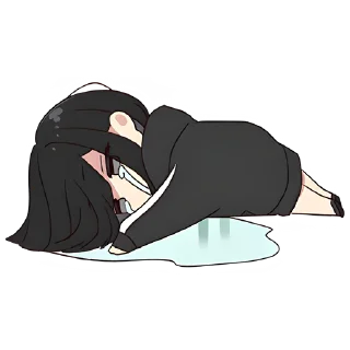 Sticker Юрудура-тян @Nyasticks - 5