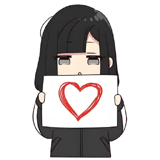 Sticker Юрудура-тян @Nyasticks - 2