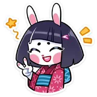 Sticker усагичи без надписей @stickwithouttext - 11