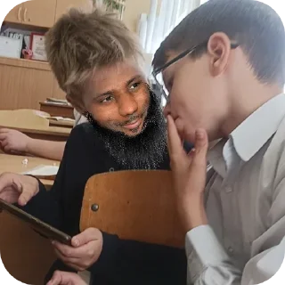 Sticker Челики 5 б @StickersRusbot - 1