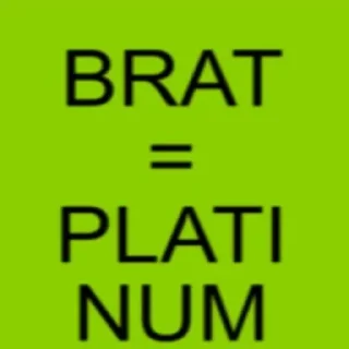 Стикер brat (stan's version) by @foxaaron - 10