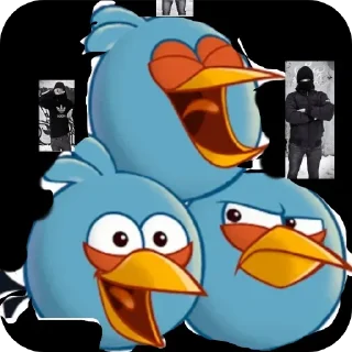 Sticker Angry birds funny by @Stickersneewbot - 1