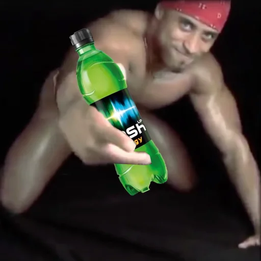 person soft drink human face