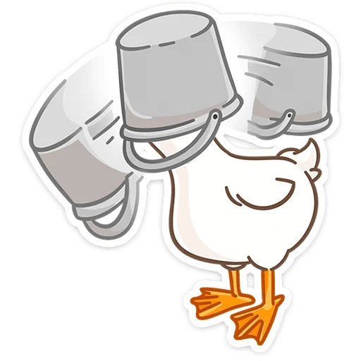 Sticker utoshka_bez_texta - 1