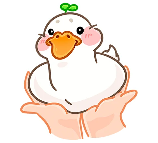 Sticker utoshka_bez_texta - 1