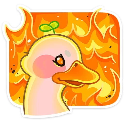 Sticker utoshka_bez_texta - 1