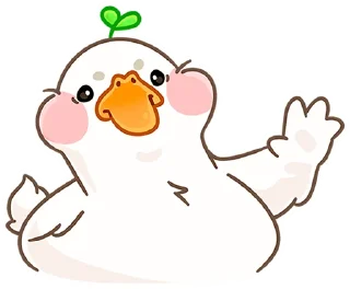 Стикер Утошка без надписей @stickers_vk - 0