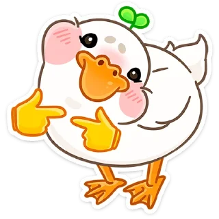 Стикер Утошка без надписей @stickers_vk - 7