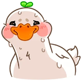 Стикер Утошка без надписей @stickers_vk - 6