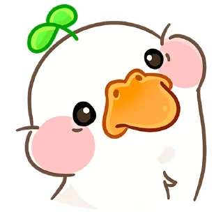 Стикер Утошка без надписей @stickers_vk - 10