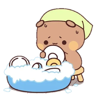 Стикер 🐻‍❄️ & 🐻 @BubuDuduBears - 9