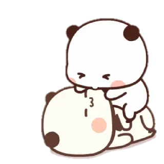 Стикер 🐻‍❄️ & 🐻 @BubuDuduBears - 7