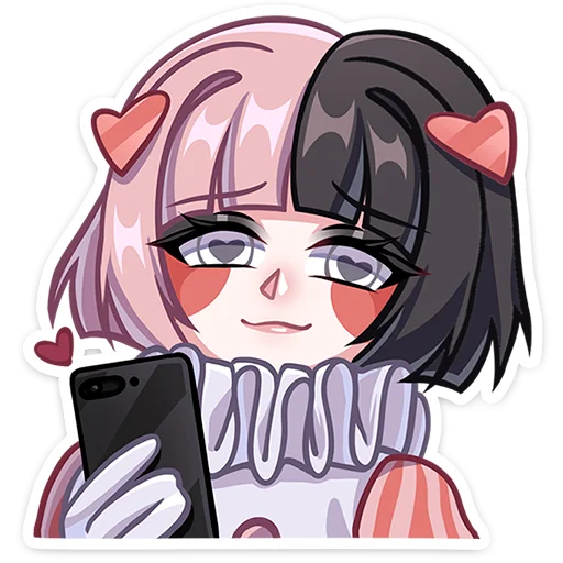 Валентинка Маф без надп @stickers_vk - 