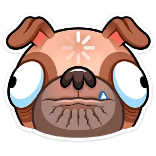 Sticker Мопс Валера (@TgSticker) - 1