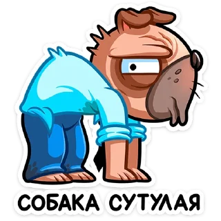 Sticker Мопс Валера (@TgSticker) - 7