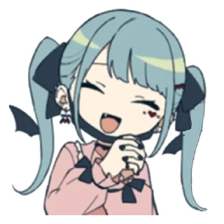 Sticker Vampire Miku (@OTOIRO in line) - 1