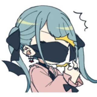 Sticker Vampire Miku (@OTOIRO in line) - 9