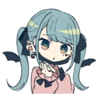 Sticker Vampire Miku (@OTOIRO in line) - 7