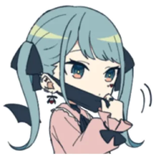 Sticker Vampire Miku (@OTOIRO in line) - 10