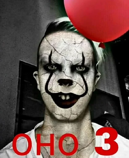 balloon cartoon clown