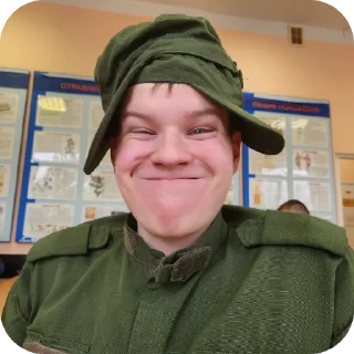 Sticker ванек - 1