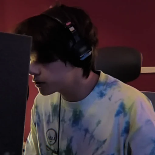 headphones person clothing