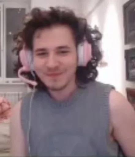 Человек человеческое лицо наушники