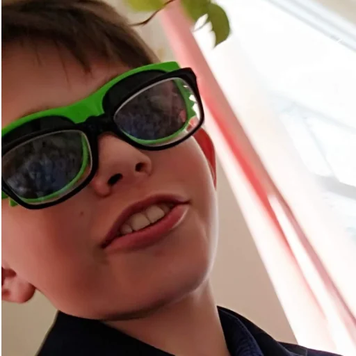 human face person spectacles