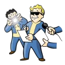 Vault boy - иллюстрация