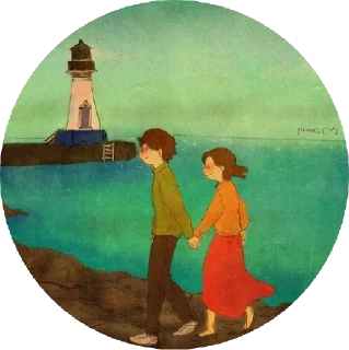 Sticker Just love - 10