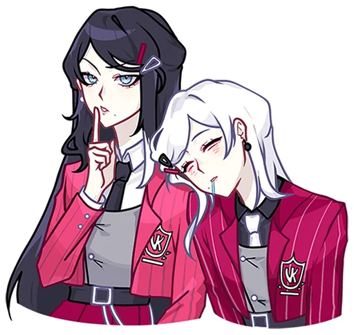 Ви и Кейт без текста @stickers_vk - 