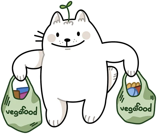 Стикер vegcatdenis - 1