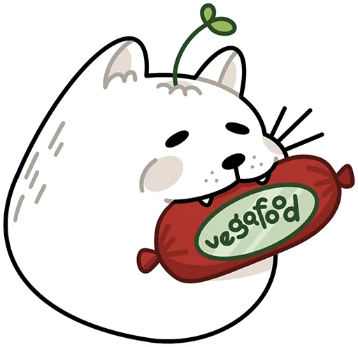 Стикер vegcatdenis - 1