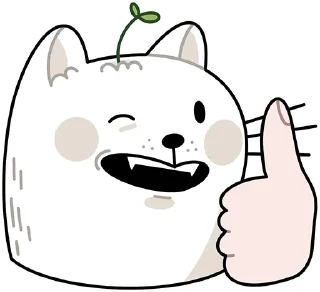 Sticker кот денис by @vegafoodru - 5