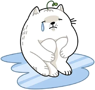 Sticker кот денис by @vegafoodru - 6