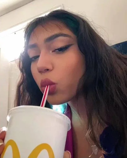 food human face person