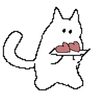 Sticker дурні кішки by @piedterre - 4