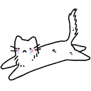 Sticker дурні кішки by @piedterre - 7