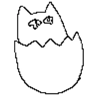 Sticker дурні кішки by @piedterre - 1