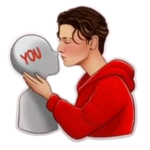 мультфильм человеческое лицо одежда