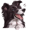 Sticker Vin the Bordeaux Collie - 6