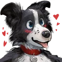 Sticker Vin the Bordeaux Collie - 3