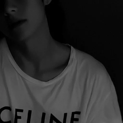 person black and white human face