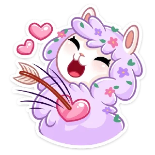 Sticker Фиалка (@TgSticker) - 0