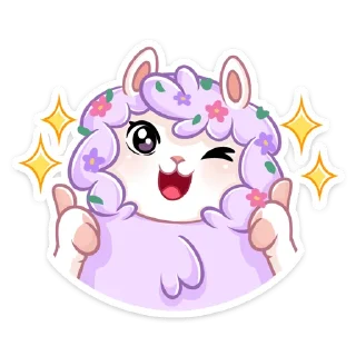 Sticker Фиалка (@TgSticker) - 1