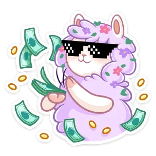 Sticker Фиалка :: @stickroom - 7