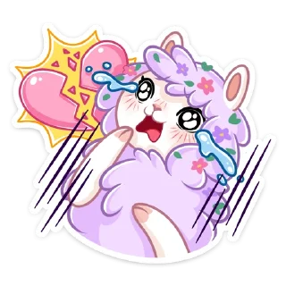 Sticker Фиалка :: @stickroom - 6