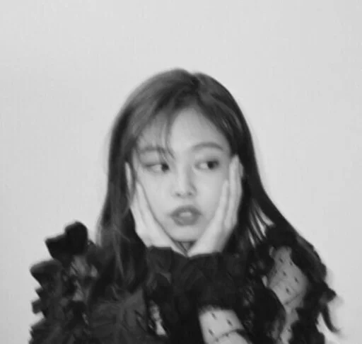 human face scarf black and white