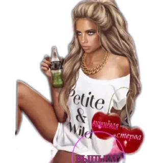 Стикер ВИШНЯ @TgEmodziBot - 6