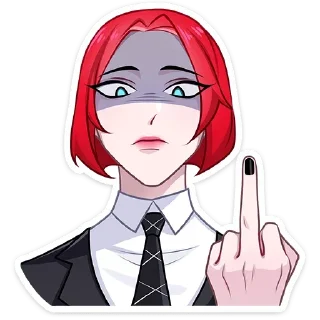 Стикер Агенты @colored_emotions - 9